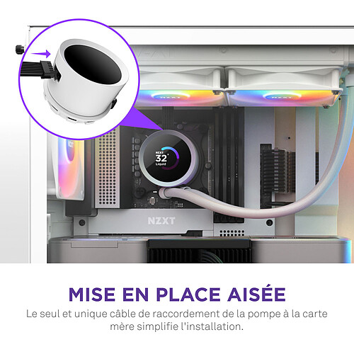 NZXT Kraken 240 RGB Blanc pas cher