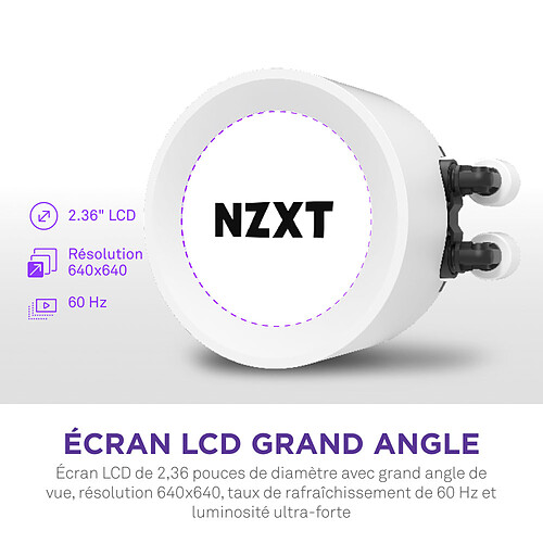 NZXT Kraken Elite 360 RGB Blanc pas cher
