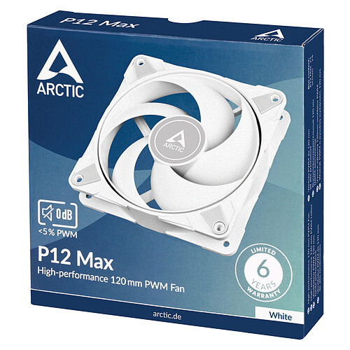 Arctic P12 Max (Blanc) pas cher