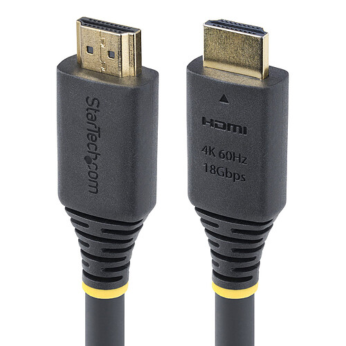 StarTech.com Câble HDMI 2.0 Certifié Premium haut débit 18Gbps 4K 60Hz de 2 m pas cher