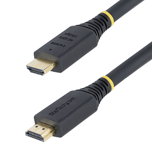 StarTech.com Câble HDMI 2.0 Certifié Premium haut débit 18Gbps 4K 60Hz de 2 m pas cher