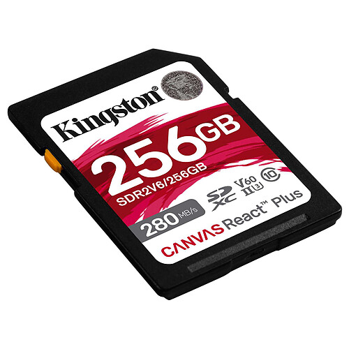 Kingston SD Canvas React Plus V60 SDR2V6/256GB pas cher