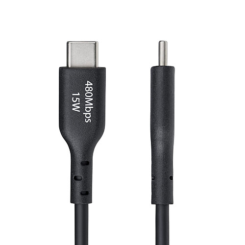 StarTech.com Câble USB-A vers USB-C 2.0 - 3A - 1 m - Noir pas cher