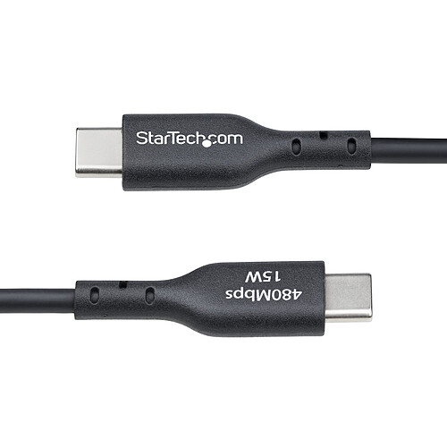 StarTech.com Câble USB-A vers USB-C 2.0 - 3A - 1 m - Noir pas cher