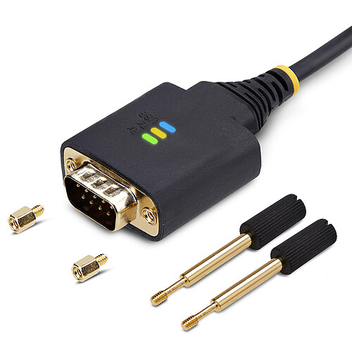 StarTech.com Câble Adaptateur USB-A 2.0 vers DB9 (Série RS232) - 0.3 m pas cher