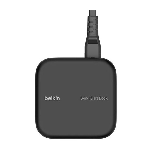 Belkin Station d'accueil GaN USB-C 6-en-1 Dock Core (130W) pas cher