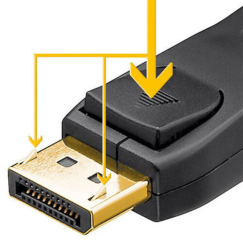 Goobay Câble DisplayPort 2.1 - 54 Gbit/s - 8K (5 m) pas cher