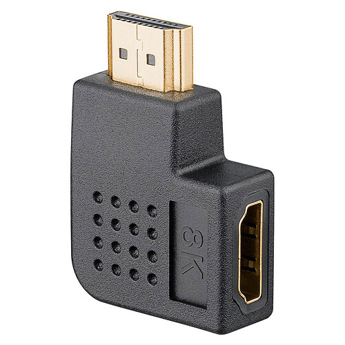 Goobay Adaptateur HDMI Coudé 90° Horizontal 8K@60 Hz pas cher