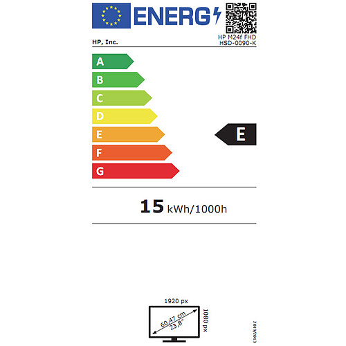 HP 23.8" LED - M24f pas cher