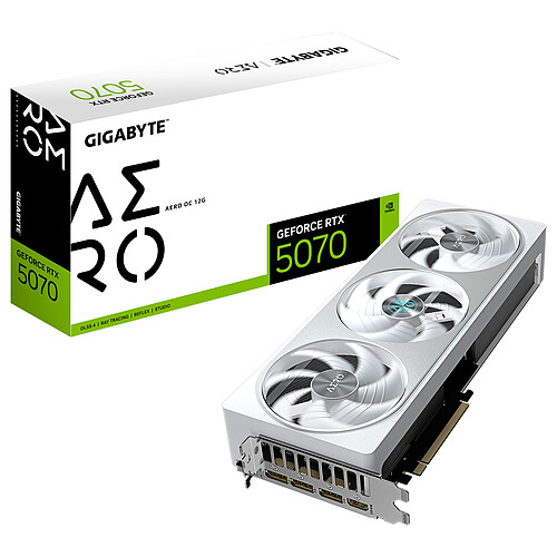 Gigabyte GeForce RTX 5070 AERO OC 12G pas cher