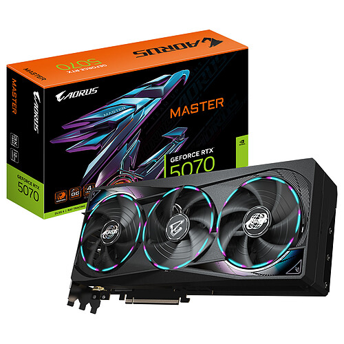 Gigabyte AORUS GeForce RTX 5070 MASTER 12G pas cher