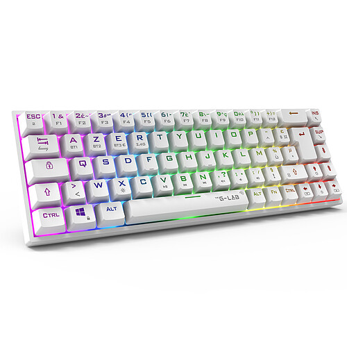 The G-Lab Keyz Titanium Wireless (Blanc) pas cher