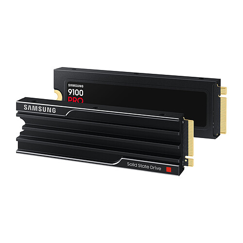 Samsung SSD 9100 PRO M.2 PCIe NVMe 8 To avec dissipateur pas cher