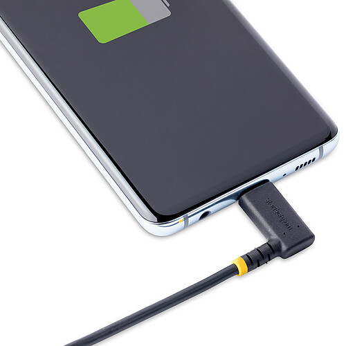 StarTech.com Câble USB 2.0 Type-A vers USB 2.0 Type-C à angle droit - M/M - 0.3 m pas cher