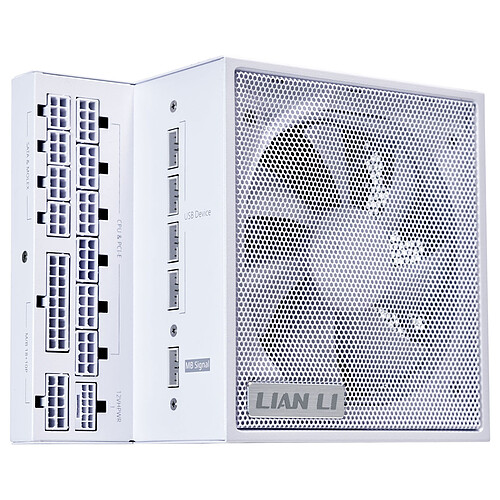 Lian Li Edge 1300W 80PLUS Platinum - Blanc pas cher