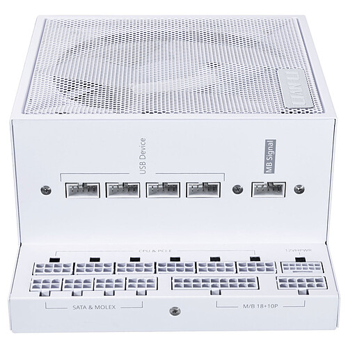 Lian Li Edge 1300W 80PLUS Platinum - Blanc pas cher