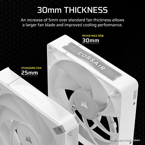 Corsair iCUE LINK RX120 MAX RGB (Noir) pas cher