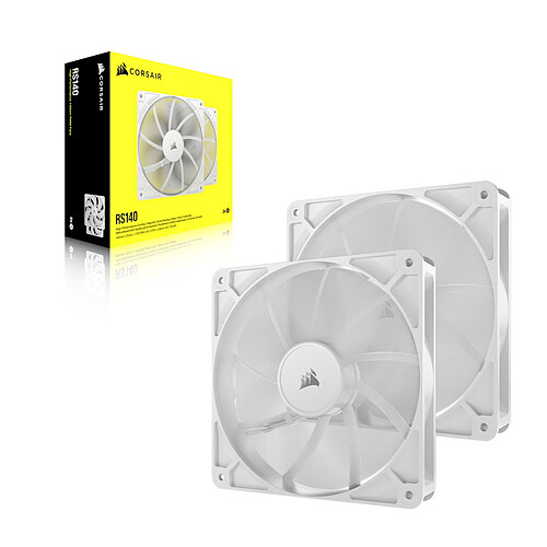 Corsair RS140 Dual Pack Blanc pas cher