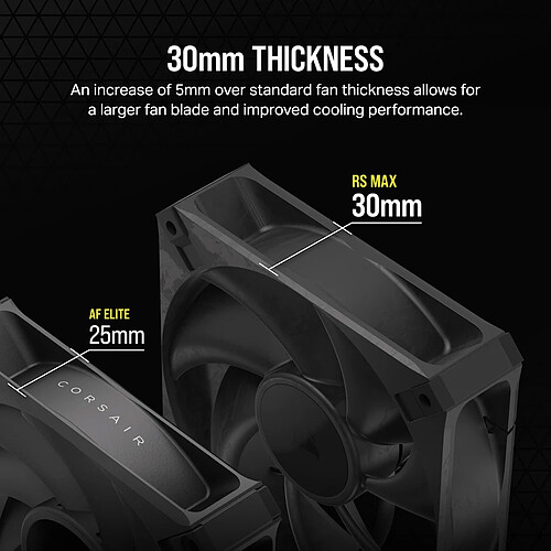Corsair RS120 MAX Noir pas cher