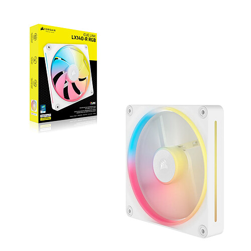 Corsair iCUE LINK LX140-R RGB (Blanc) pas cher