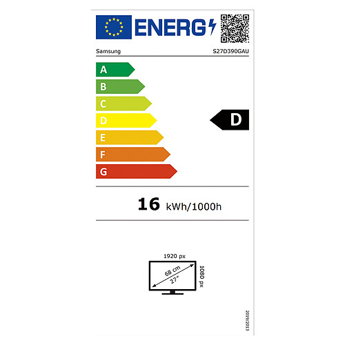 Samsung 27" LED - S27D390GAU pas cher