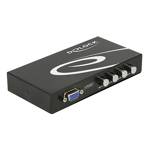 DeLock 4 Ports VGA Switch (4 entrées vers 1 sortie) pas cher