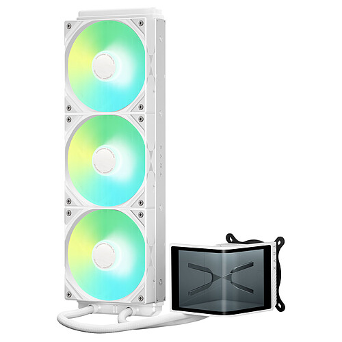 TRYX PANORAMA SE ARGB 360 - Blanc pas cher