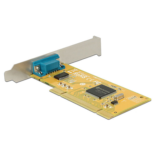 DeLock Carte Contrôleur PCI vers 1 port RS-232 D-Sub pas cher