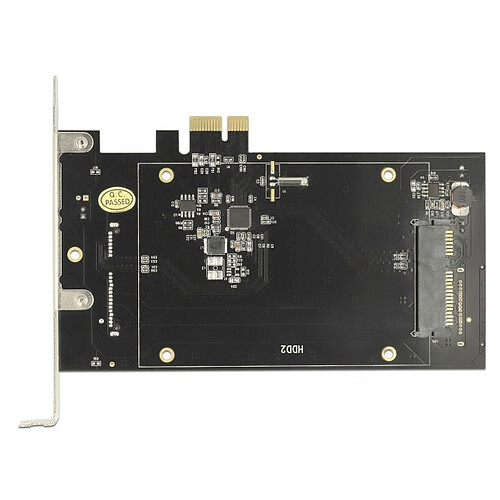 DeLock Carte Contrôleur PCI Express pour 2 disques 2.5" SATA 6 Gbps pas cher