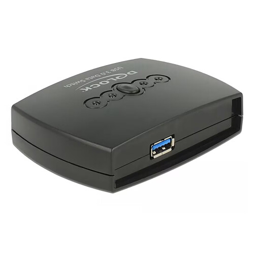 DeLock Commutateur 4 PC vers 1 périphérique USB 3.0 avec 4 entrées USB-B / 1 sortie USB-A pas cher