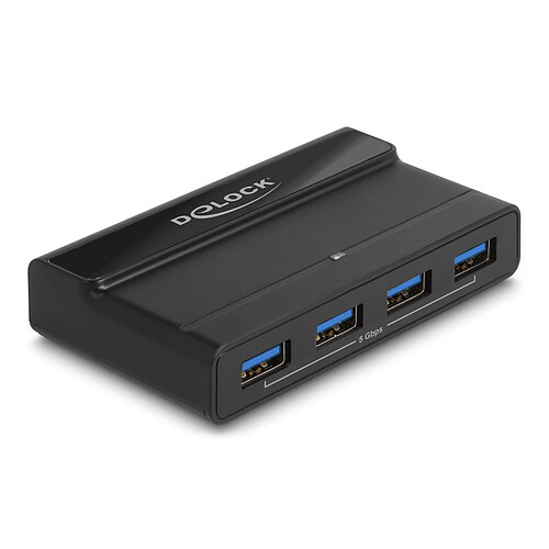 DeLock Commutateur 2 PC vers 4 périphériques USB 3.0 avec 2 entrées USB-C / 4 sorties USB-A pas cher