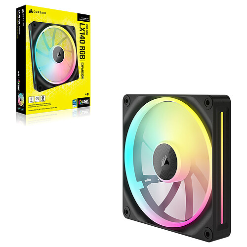 Corsair iCUE LINK LX140 RGB (Noir) pas cher