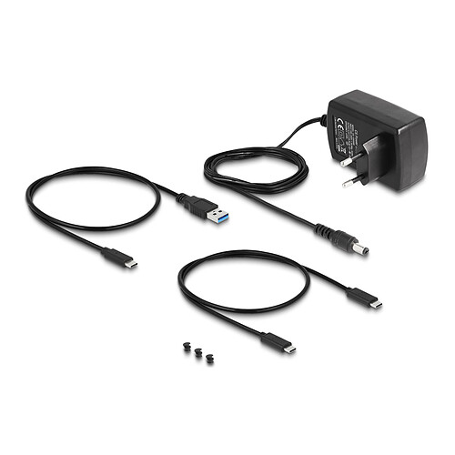 DeLock Convertisseur USB-C pour 1x SSD M.2 NVMe + 1x SATA SSD / HDD pas cher