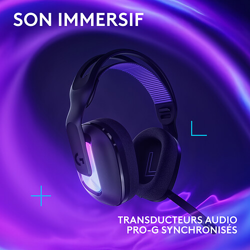 Logitech G G522 Lightspeed (Noir) pas cher