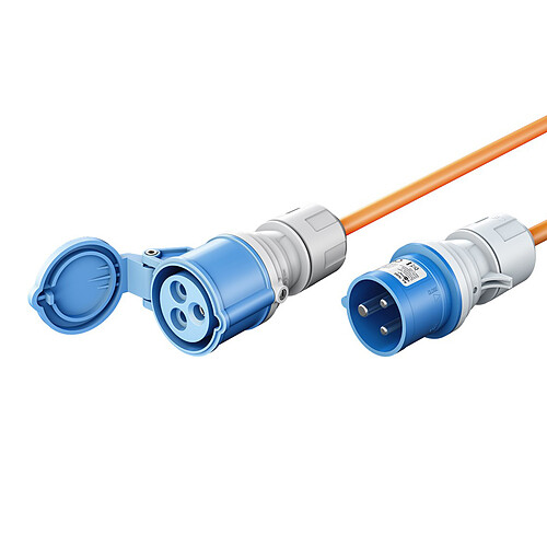 Goobay Câble Rallonge électrique pour l'extérieur - IP44 - 5 mètres pas cher