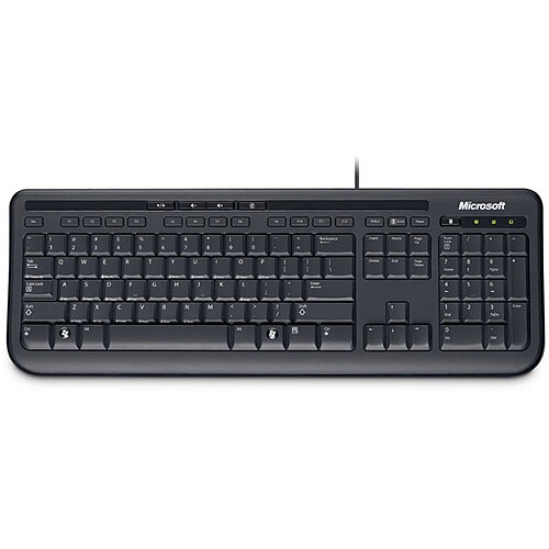 Microsoft Wired Keyboard 600 Noir pas cher