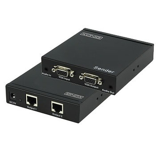 Emetteur VGA + Audio sur câble Ethernet jusqu'à 300 m pas cher