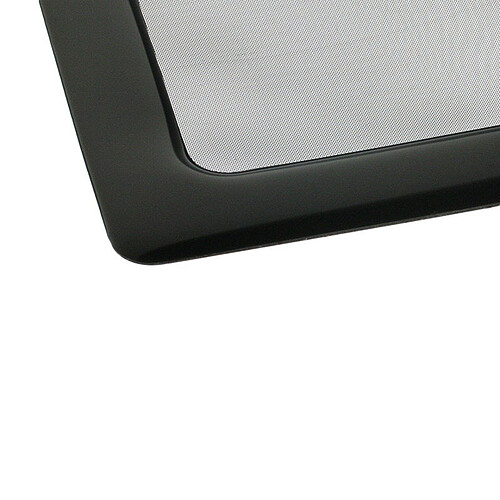 Filtre à poussière magnétique rectangulaire 2x 40 mm (cadre noir, filtre noir) pas cher